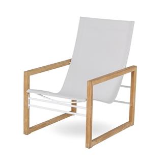 Alfresco Milan White Koltuk