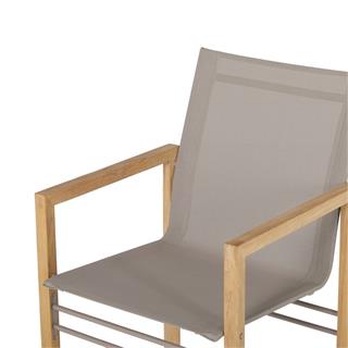 Alfresco Milan Taupe Kollu Sandalye