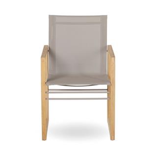 Alfresco Milan Taupe Kollu Sandalye