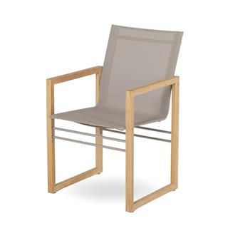 Alfresco Milan Taupe Kollu Sandalye