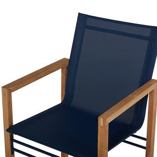 Alfresco Milan Navy Blue Kollu Sandalye