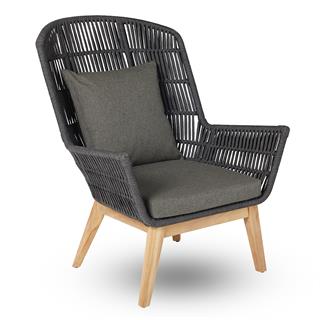 Minoto Lounge Yüksek Sırtlı Koltuk-(Minderli)