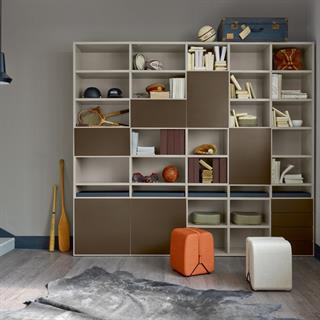 Ligne Roset Mobidec Goya Red Ottoman