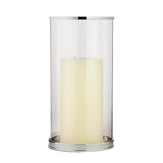 Ralph Lauren Modern Hurricane L Silver Candle Holder