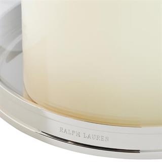 Ralph Lauren Modern Hurricane L Silver Candle Holder