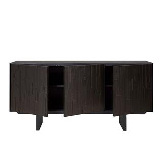 Ethnicraft Mozaic Üç Kapaklı Black Büfe