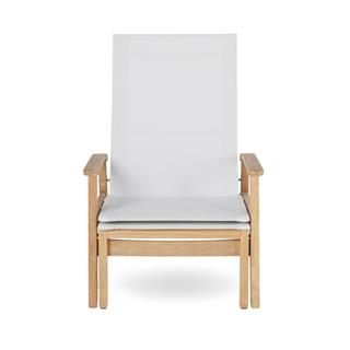 Alfresco Napoli Puf Entegreli Dinlenme Şezlongu