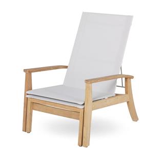 Alfresco Napoli Puf Entegreli Dinlenme Şezlongu