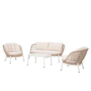 Nuu Garden Four-Piece Wicker Seating Set