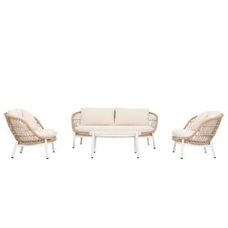 Nuu Garden Four-Piece Wicker Seating Set