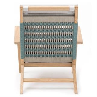 Alfresco Nett Deck Natural Teak Koltuk