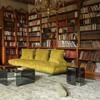 Ligne Roset Niagara Smoked Glass Yan Sehpa