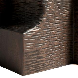 Object Block Organik Heykel-Mahogany