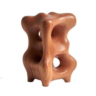 Object Natural Organik Heykel-Mahogany