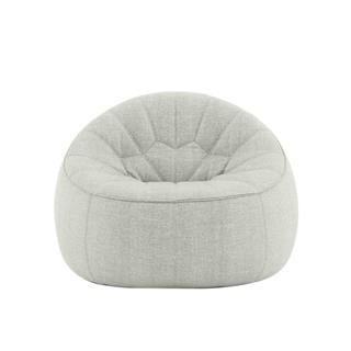 Ottoman Tekli Koltuk Kumaş Part A- İç Kumaş Chartres (Grade D)-Silver (2693)-Part B Dış Kumaş Kyoto (Grade X)-Gris (5295)