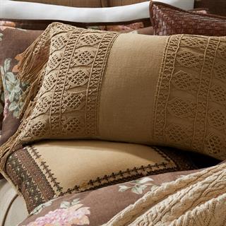 Ralph Lauren Owen Rustic True Dark Cream Throw