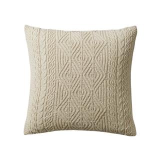 Ralph Lauren Owen Rustic True Dark Cream Throw Pillow