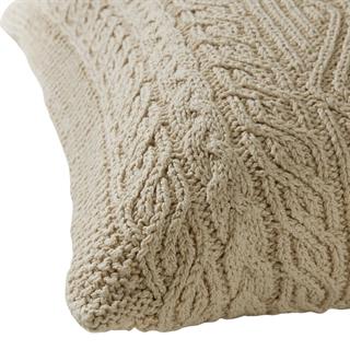 Ralph Lauren Owen Rustic True Dark Cream Throw Pillow