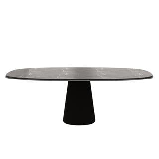 Meridiani Owen 210 Grey Stone Dining Table