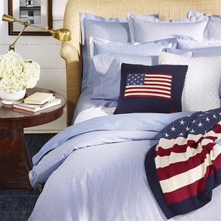 Ralph Lauren Oxford Blue Çarşaf