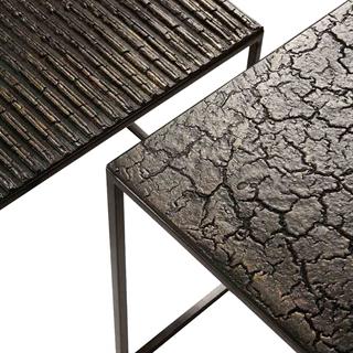 Ethnicraft Pentagon Whisky İkili Orta Sehpa Takımı