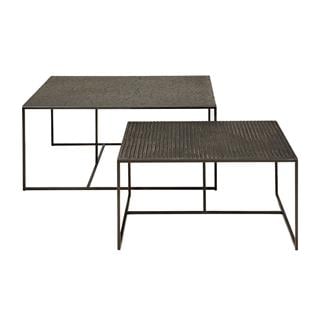 Ethnicraft Pentagon Whisky İkili Orta Sehpa Takımı