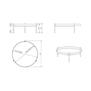 Bontempi Casa Planet Orta Sehpa