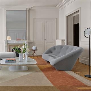 Ploum Medium Yüksek Sırtlı Kanepe-Kumaş Moby Rouge (3385) (Grade H)