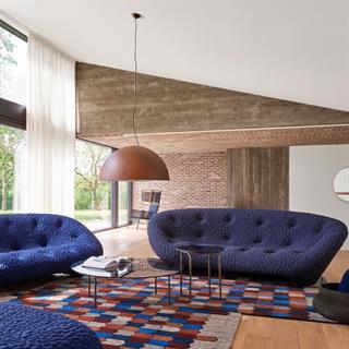 Ploum Medium Yüksek Sırtlı Kanepe-Kumaş Moby Rouge (3385) (Grade H)