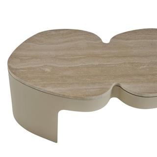 Ligne Roset Pukka Travertine Coffee Table