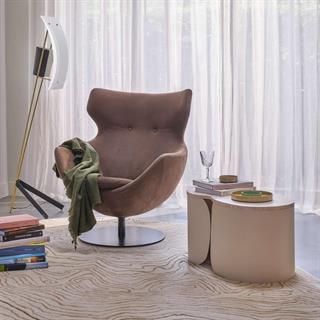 Ligne Roset Pukka Small Travertine Coffee Table