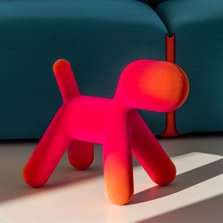 Puppy L Köpek Heykeli-Fuchsia/Orange (12) (İndoor)