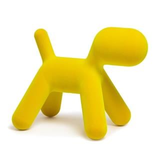 Puppy L Köpek Heykeli-Yellow (03)-(İndoor)