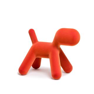 Puppy M Köpek Heykeli Orange (02)-(İndoor)