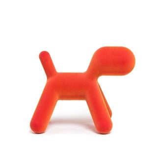 Puppy M Köpek Heykeli Orange (02)-(İndoor)