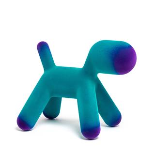 Puppy M Köpek Heykeli Turquoise (10)-(Outdoor)