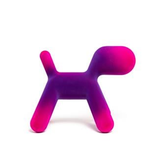 Puppy M Köpek Heykeli Violet/Fuchsia (11) (İndoor)