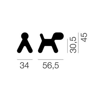 Puppy M Köpek Heykeli Yellow (03)-(İndoor)