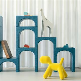 Puppy M Köpek Heykeli Yellow (03)-(İndoor)