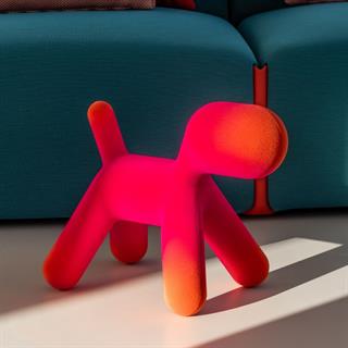 Puppy XL Köpek Heykeli-Orange Fuchsia-(12)-(İndoor)