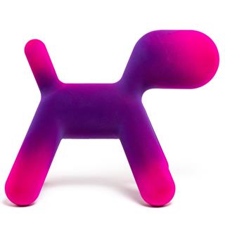 Puppy XL Köpek Heykeli-Violet /Fuchsia-(11)-(İndoor)