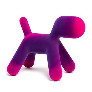 Puppy XL Köpek Heykeli-Violet /Fuchsia-(11)-(İndoor)