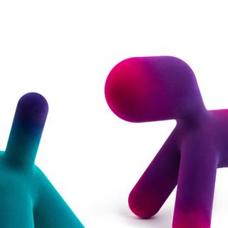 Puppy XL Köpek Heykeli-Violet /Fuchsia-(11)-(İndoor)