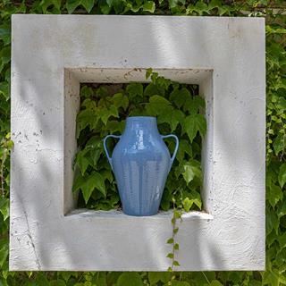 Quartara Seramik Vazo - 40 cm - Blu Risacca