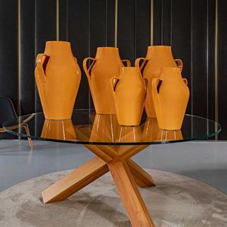 Quartara Seramik Vazo - 40 cm - Giallo Aureo