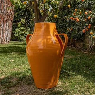 Quartara Seramik Vazo - 90 cm - Giallo Aureo