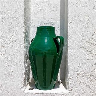 Quartara Seramik Vazo - 90 cm - Verde Secolare