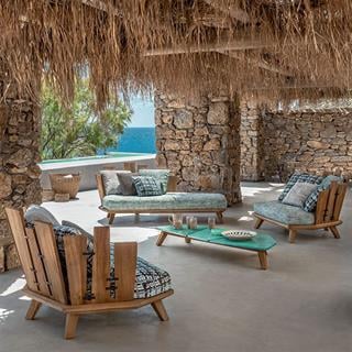 Ethimo Rafael Brushed Teak Sağ Koltuk