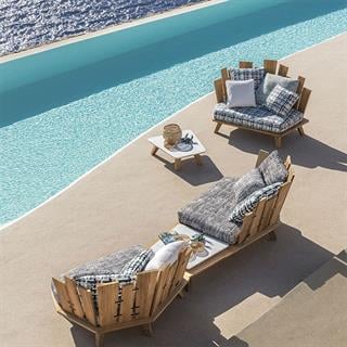 Ethimo Rafael Brushed Teak Sağ Koltuk