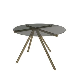 Bontempi Casa Ray 60 Bronze Yuvarlak Yan Sehpa